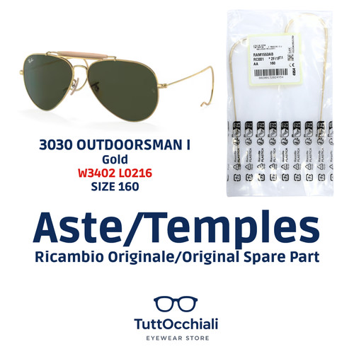 Aste ricambio ray ban - aste,
