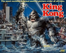 KING KONG 1976 quad poster