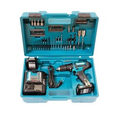 Makita HP333DSAX1 Trapano avvitatore a percussione 12V + 74 accessori