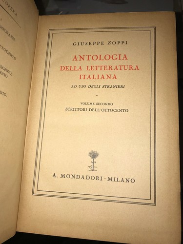 Zoppi antologia della - antologia,