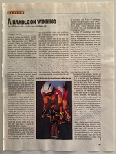 Boone Lennon Scott DH Bars Skier Cyclist Vintage 1987 SI Magazine Article