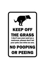 INSEGNA GIARDINO KEEP OFF