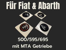 ADESIVI COPRI BOTTONI GEL CAMBIO AUTOMATICO MTA PER FIAT ABARTH 500 595 695