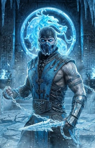 Poster lucido sub zero - poster, mortal