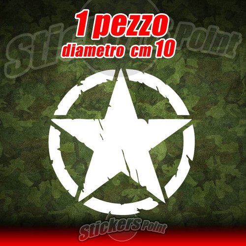 Adesivo stella army - adesivo, us