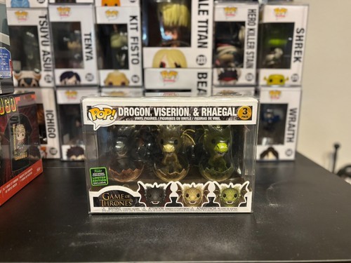 Funko pop drogon viserion - funko, viserion,