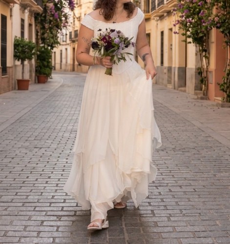 Vestido novia vintage - vestido,