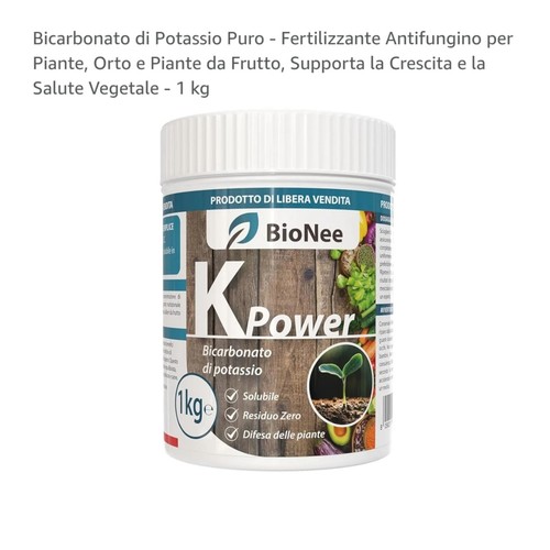 Bicarbonato potassio 1kg - di,