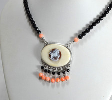 COLLANA  ARGENTO 925  CAMMEO