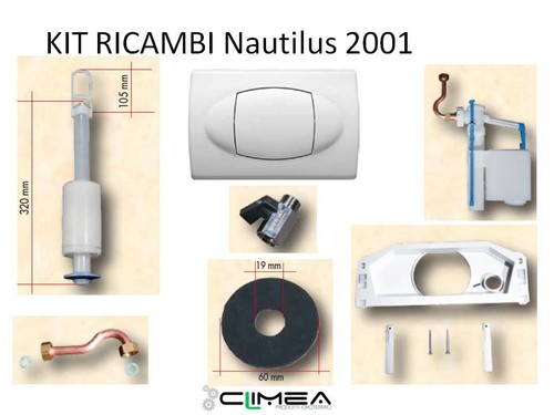 Kit ricambi cassetta - kit, wc
