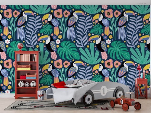 Carta parati tropical - carta, da