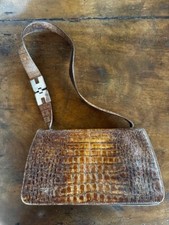 Borsa a spalla Coccinelle vintage - Vera pelle stampa cocco