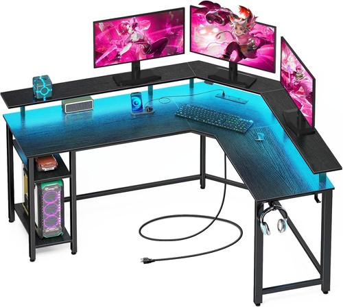 Scrivania gaming forma l - gaming, a