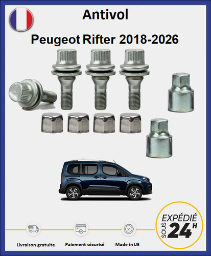 Ecrous antivol roues - ecrous,
