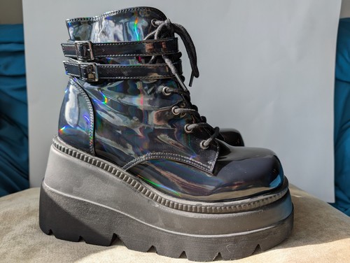 Demonia platform boots - boots, sz