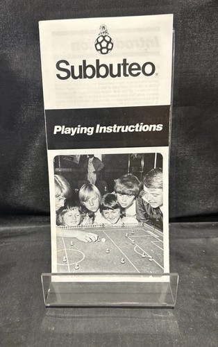 Subbuteo istruzioni per - subbuteo,