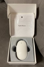 Apple Mighty Mouse with Cable USB-A Model A1152 / MB112ZM/C + BOX (Like New)
