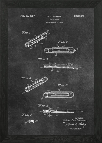 Patent art martello carta - martello,