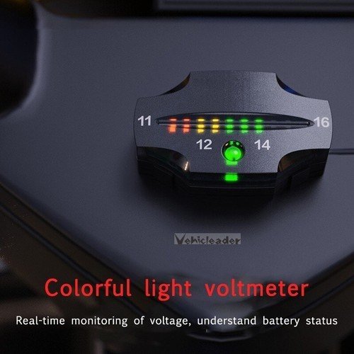 Voltmetro digitale led moto - digitale,