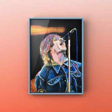 Dipinto a mano di Oasis Liam