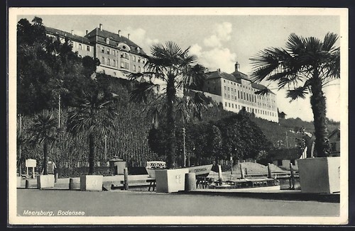 Cartolina meersburg lago di - meersburg, /