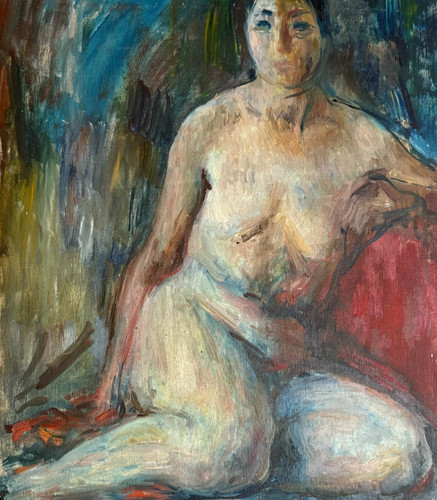 Ritratto donna nudo - di,