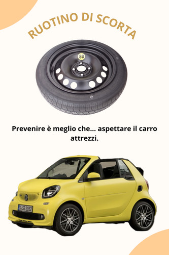 Ruotino scorta per smart - per,