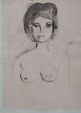 CASSINARI BRUNO (Piacenza, 1912 - Milano, 1992) SENZA TITOLO litografia s. d. cm