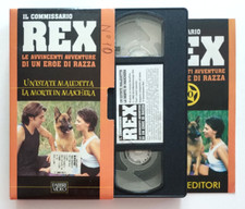 Vhs Il Commissario Rex Un'Estate Maledetta / La Morte In Maschera Vintage (V184)