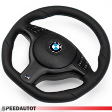 Volant plat cuir bmw - plat,