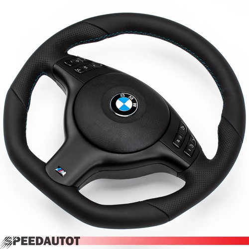 Volant plat cuir - volant, bmw