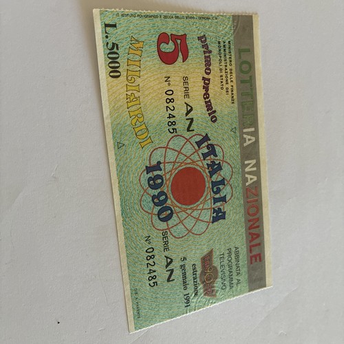 Biglietto lotteria nazionale - biglietto,