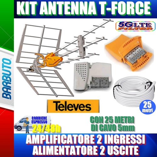 Kit antenna televes force - kit, t-force