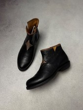 Stivaletti donna vintage Fiorentini + Baker in pelle nera con zip misura 38