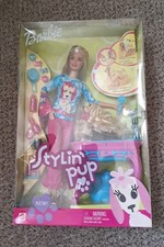 NRFB 2002 Stylin' Pup Barbie