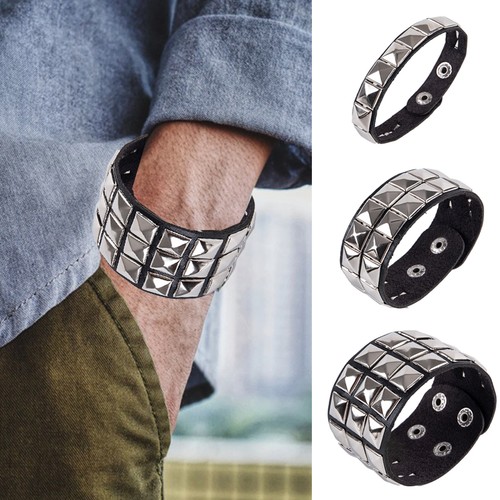 Bracciale unisex unico rivetto - bracciale,