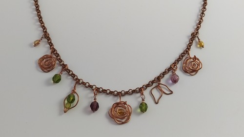 Collana rose primavera con - primavera,
