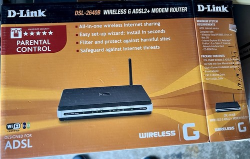 Link dsl 2640b modem - d-link, router
