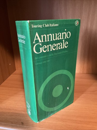 Annuario generale dei comuni - annuario, e