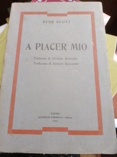 Renè glotz piacer mio - renè, a
