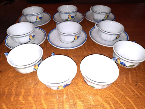 Lot cups 6 saucers - cups,