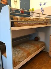 cameretta bambini 2 letti a castello e materassi piu scrivania e libreria 