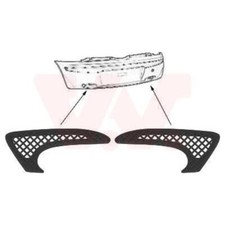 Griglia Di Ventilazione Paraurti Posteriore Sinistra/Destra Per Fiat Punto HAW