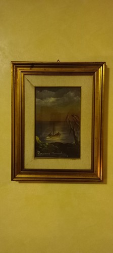 Quadro olio 20x30 romano - quadro,