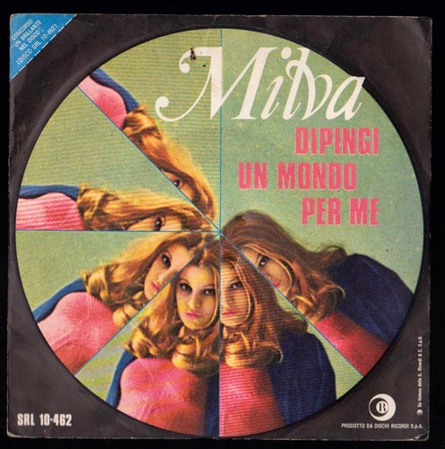 Milva disco giri dipingi - 45,