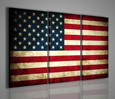 QUADRO MODERNO OLD USA FLAG