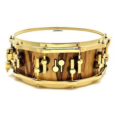 Sonor SQ2 rullante in faggio pesante 14x5,5 marmo africano lucido con oro Hw