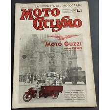 Motociclismo n.37 - Settembre 1939 -  La Rivincita del Motocarro - Moto Guzzi