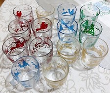 Bicchieri Nutella Natale 2002 Lotto 14 pz da Collezione