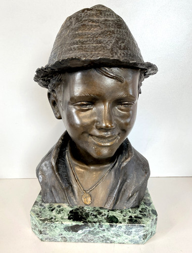 Scultura bronzo busto - scultura,